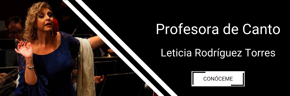 Profesora de Canto - Leticia Rodríguez Torres